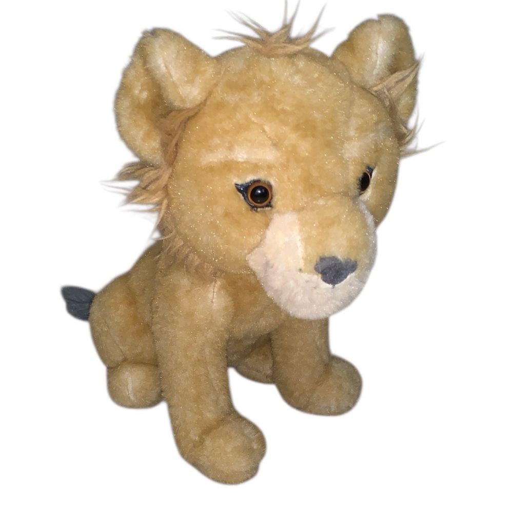 The Lion King Live Action Talking Simba Plush Doll 9” Disney Movie Lion Cub